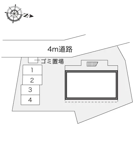 ★手数料０円★秦野市本町３丁目 月極駐車場